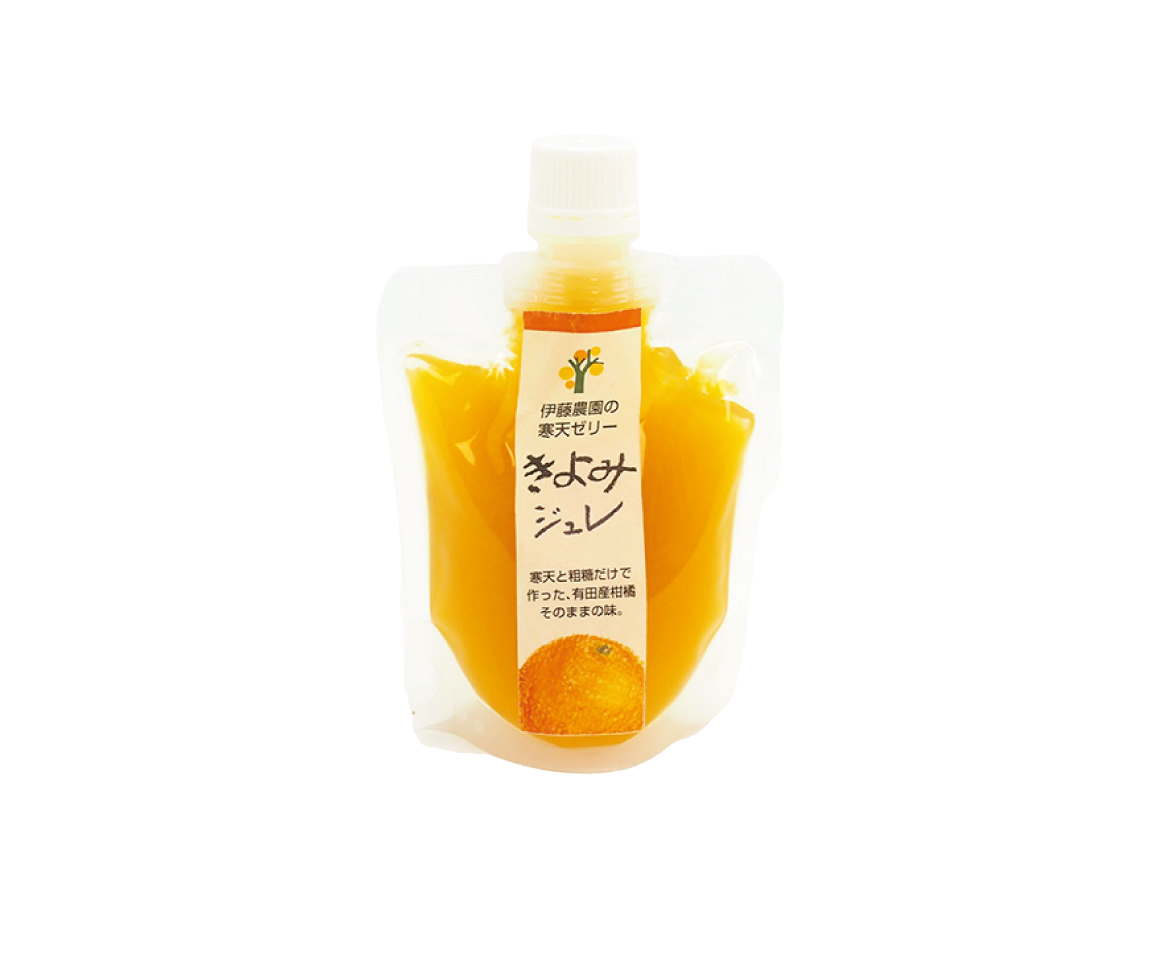 フルーツ寒天ジュレきよみ(150g)×15｜有田みかんと柑橘製品の業務用 